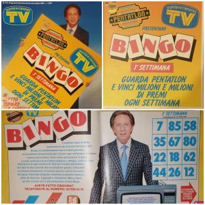 Bingo Mike Bongiorno Cartoline